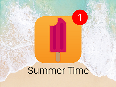 Daily UI #005 || App Icon 005 app apple application boogaert cream daily ui ice icon mathijs pop summer