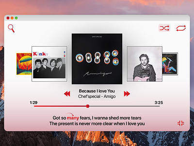 Daily UI #009 || Music Player