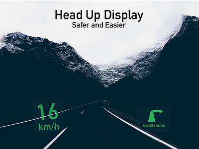 Daily UI #034 || Car Interface 034 car car interface daily ui display head heads road speedometer up