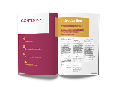 Layout 3 book brand style concept contents introduction layout magazine mockup open options page pink proposals template yellow