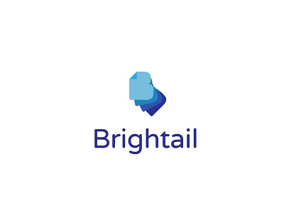 Brightail Logo b branding brightail design free icon illustration inspiration logo logo a day logo type mathijs boogaert playful proposals type vector