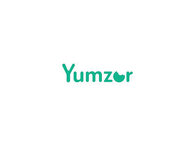 Yumzor Logo bite branding cookie desert food free hungry logo type vector visual yum yummy yumzor