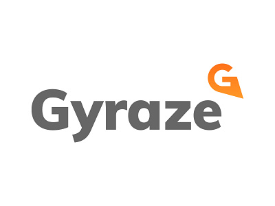 Gyraze Logo accuracy design g gyraze icon location logo mark pin trustworthy type typography tyse