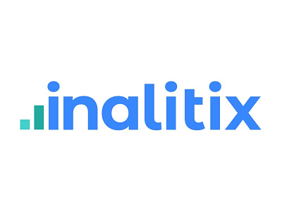 Inalitix Logo analitycs brand data design growing i icon image inalitix logo mark name simple type tyse