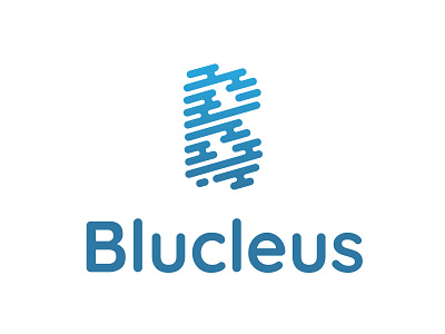 Blucleus Logo air b branding core design elegant fast fluid focus icon logo mark modern software tyse water