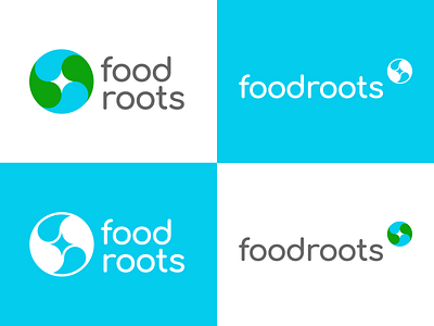 FoodRoots Branding boogaert branding design food globalwarming green illustration logo mathijs planet project root tyse ying yang yingyang