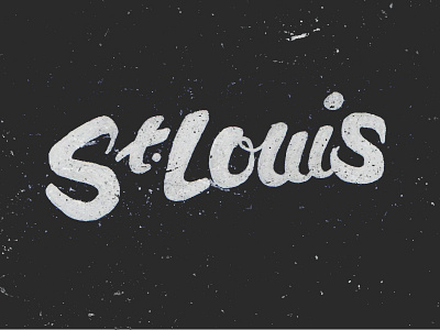 St. Louis doodling lettering script st. louis