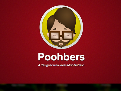 Poohbers.com illustration responsive web