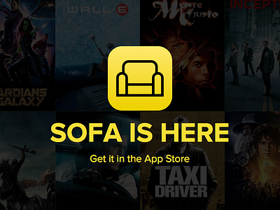 Sofa is here! apps film iphone movies sofa