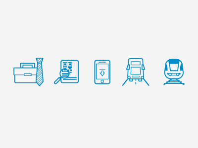 Relaunch Icons icons illustration train