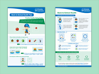 E-Flyer (Back To School) corporate email flyer html icons template tips victors