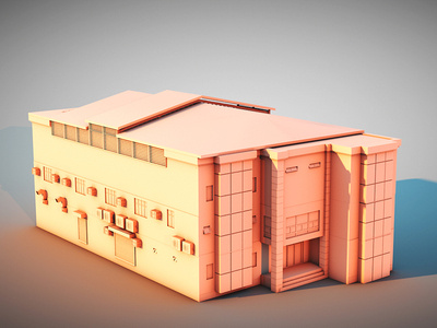 3D Building 3d building model