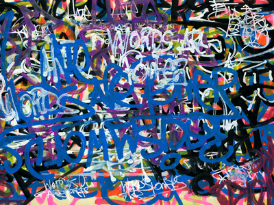 Graph1 graffiti illustration markers paint type typography words