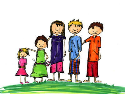 Kids children children illustration color illustration kids kids drawing pen and ink