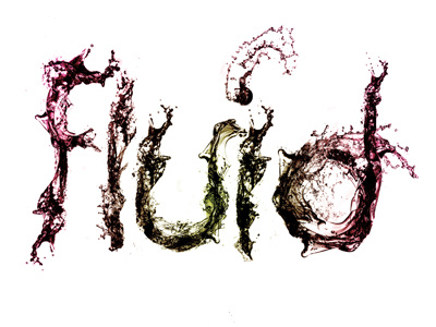 Fluid brushes computer computer art photoshop type typography