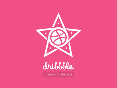 Dribbble - 5 years of SUCCESS