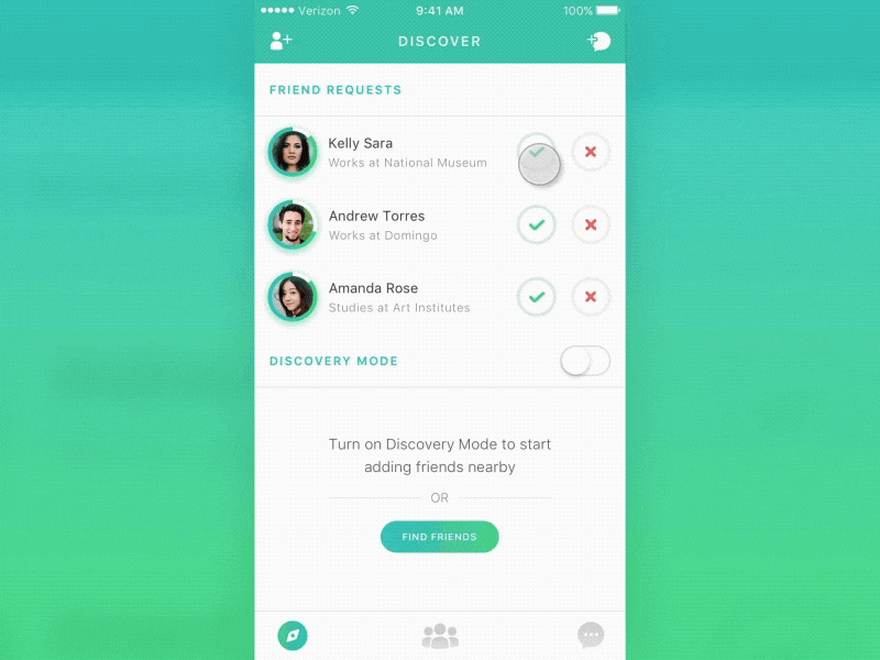Micro-Interaction and Animation in Messaging app