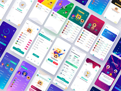 Quiz App Complete UI Map adobe app app design app designer design dribbble gaming avatar homepage membership package question page settings sketch timer ui uidesign uiux user interface design ux winner page