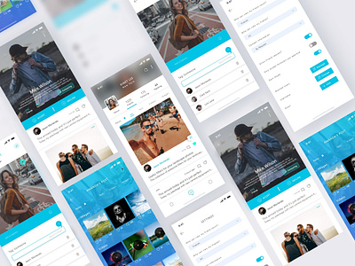 Social Media UI design Concept