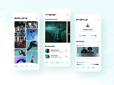 Fitness App | Explore Workouts & Trainers