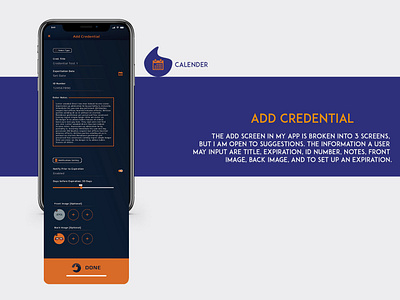 Credminder | UI