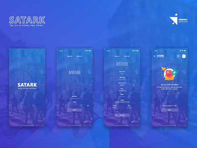 SATARK | SAY NO TO CRIME, HELP OTHERS app app design app designer crime crime app design log in otp police register sign in sign up ui uidesign uiux user interface design ux web
