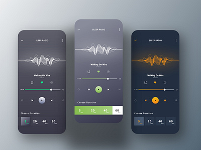 Sahas | App UI design app app design app designer audio bravery design meditation app music music player player radio sleep soothing strength ui uidesign uiux user interface design ux web