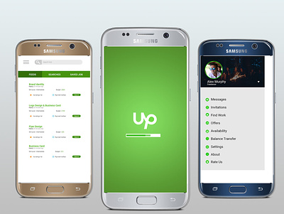 UI Design mobile modern upwork
