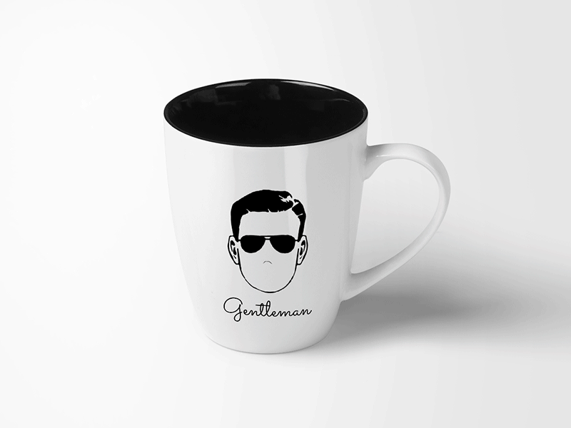 Mug-Design black black coffee mug coffee mug high mug design objects quality stylish coffee mug