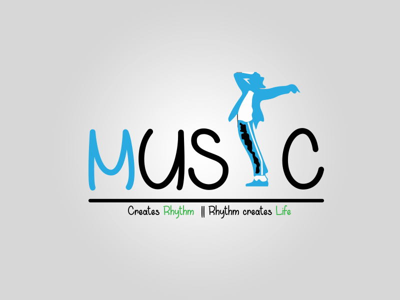 Logo Design dance logo music