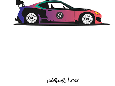 Nissan GT-R adobe adobe illustrator art director branding car design design design art gfxmob illustration illustration art nissan vector visual art