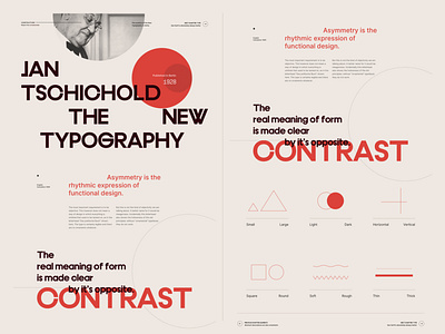 Jan Tschichold – The New Typography by Chris Noringriis on Dribbble