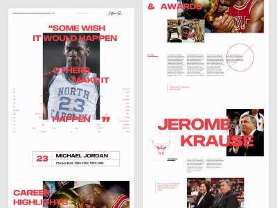 Michael Jordan typographic style - 01