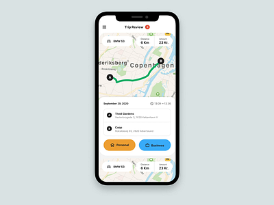 Trip Categorisation desintnation ios ios app ios app design location map mobile navigation startup