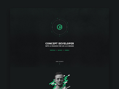 Personal Landing Page cv landing page personal site portfolio