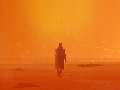 Blade Runner 2049 Teaser Illustration affinity designer blade runner 2049 illustration sci fi