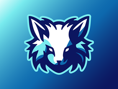 Arctic Fox Mascot Logo design esports illustration logo mascot