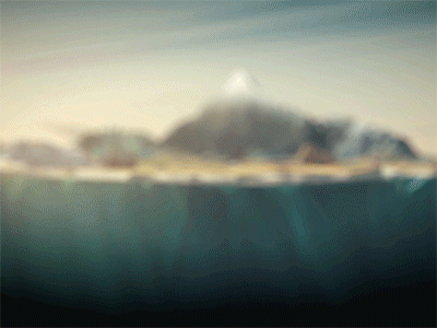 The Isle of Lixivia 2d 3d animation cinema4d illustration low poly maya mini world quarry slag