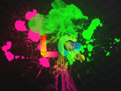 LG Splatoon Sting animation explosion ink lgbt londongaymers paint splat