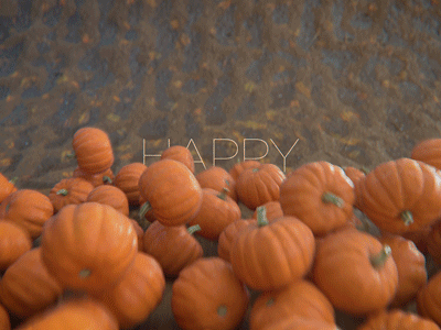 Happy Halloween! animation cinema4d dynamics halloween pumpkin