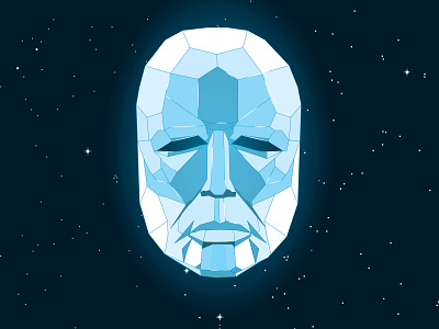 Jor-El Mask design illustration superman vector vector art
