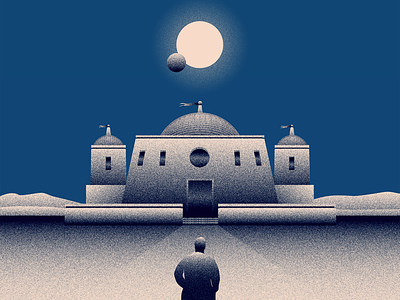 The Temple art design illustration vector vector art