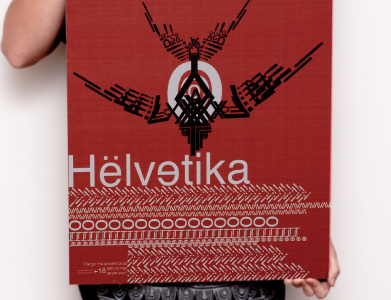 Helvetika bird game helvetica red toy type typography