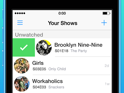 Cold Open TV Shows for iPhone