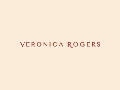 Veronica Rogers Logo branding fashion identity logo stylist