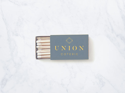Union Coterie Logo branding design identity logo matchbox