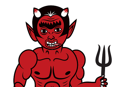 El Diablo devil halloween illustration illustrator product design