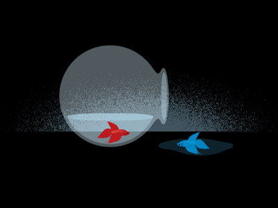 Rumble Fish film fish illustration illustrator movie poster
