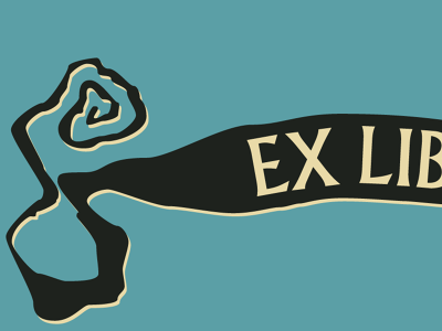 Gallery Ex Libris graphic design identity logo mark