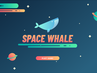 Space Whale game illustration space whale